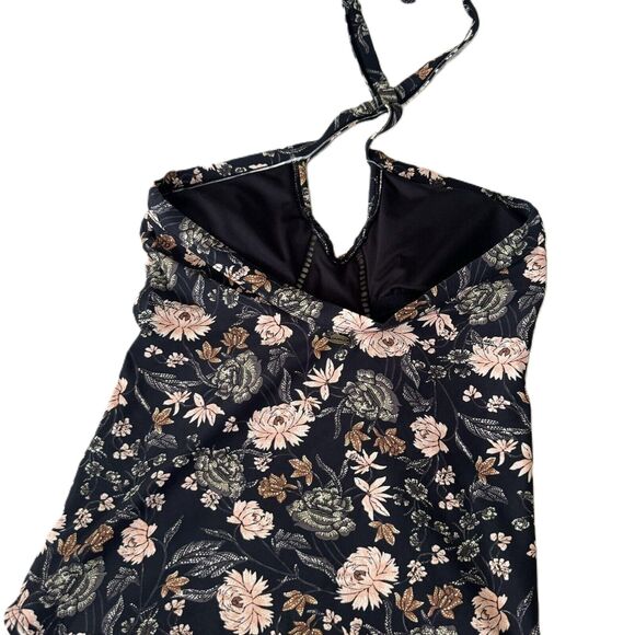NWOT O'Neill Swimsuit X-small Colleen Floral Deep V-Neck Cheeky One Piece Xs - Picture 6 of 9